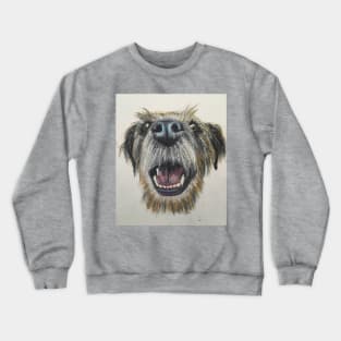 Border Terrier close up Crewneck Sweatshirt